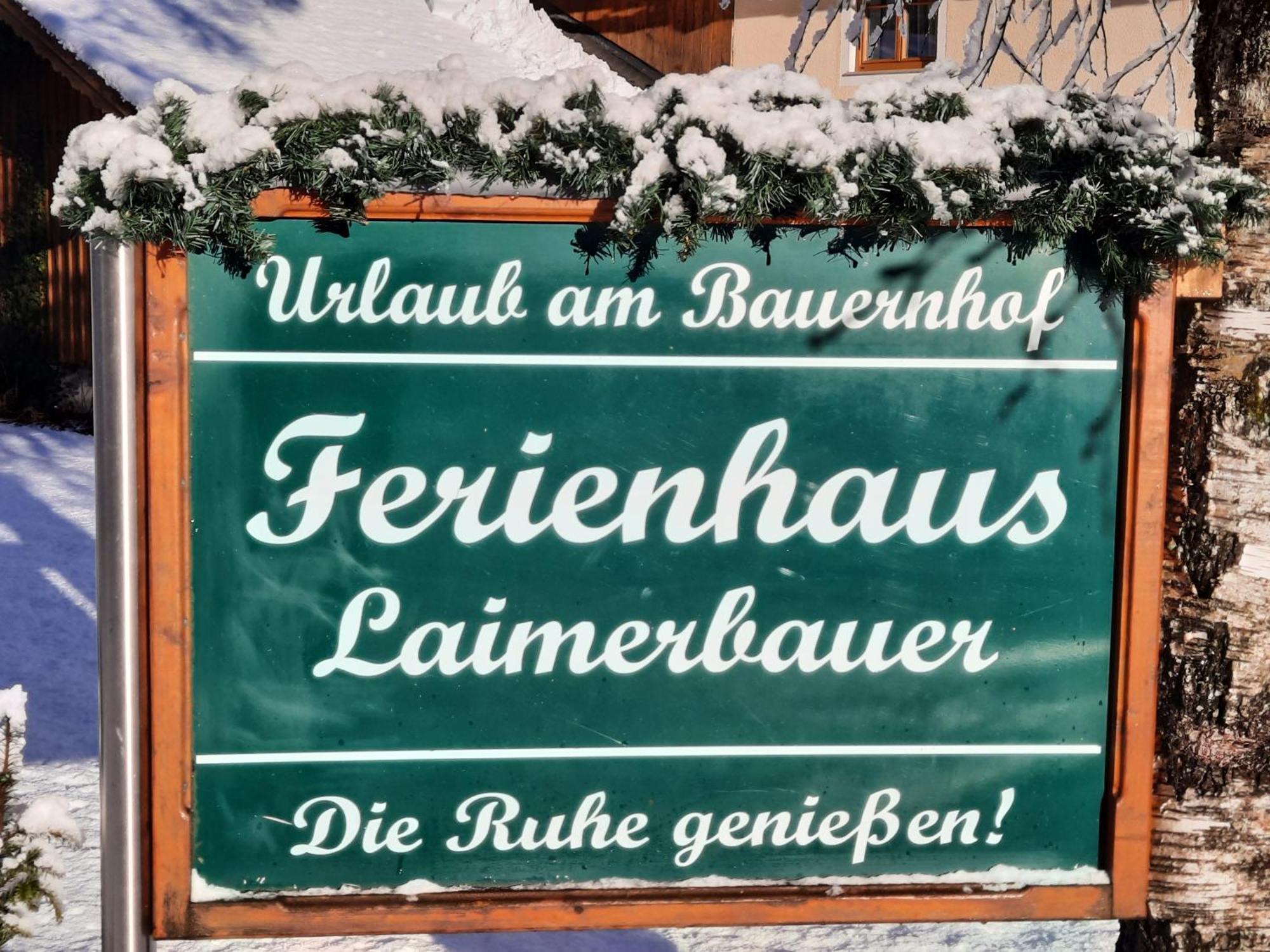 Ferienhaus Laimerbauer Faistenau Exteriér fotografie